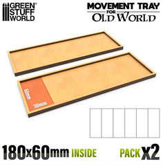 Vassoi di Movimento MDF - 180x60mm