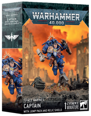 Capitano con reattori dorsali e scudo reliquia