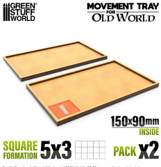 Vassoi di Movimento MDF 150x90mm