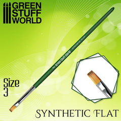 GREEN SERIES Pennello Piatto Sintetico Misura 3