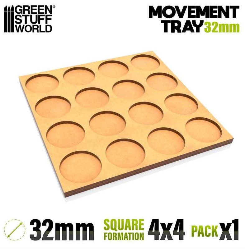 Vassoi di Movimento MDF 32mm 4x4 per Schermagliatori
