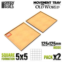 Vassoi di Movimento MDF 125x125mm