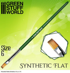 GREEN SERIES Pennello Piatto Sintetico Misura 6