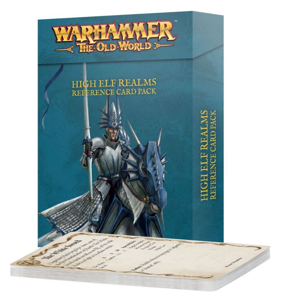 High Elf Realms Reference Card Pack (ING)