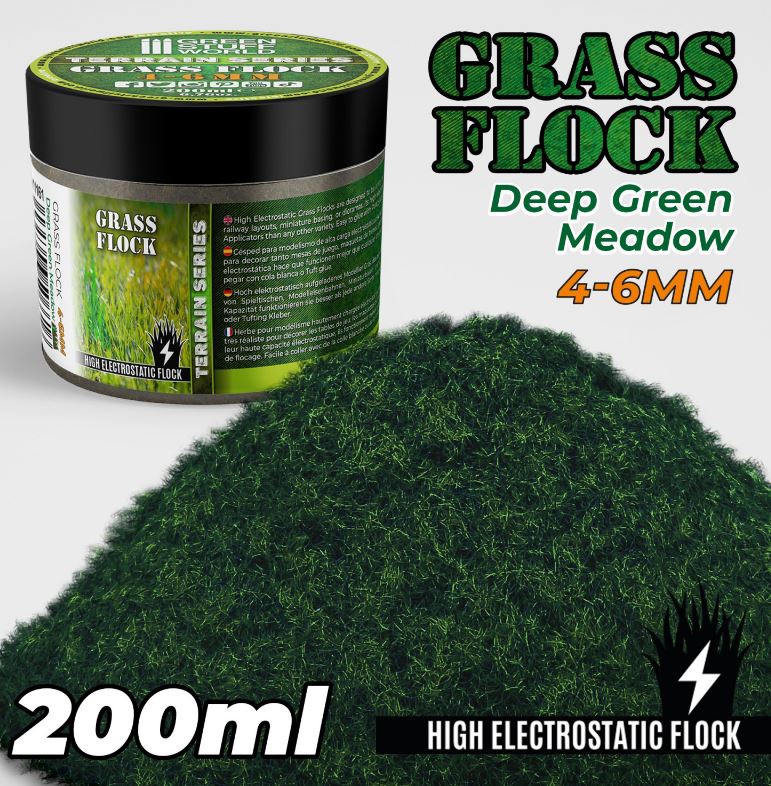 Prato Elettrostatico 4-6mm - DEEP GREEN MEADOW - 200ml