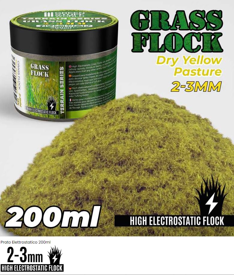 Prato Elettrostatico 2-3mm - DRY YELLOW PASTURE - 200ml