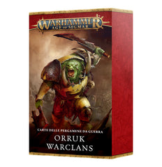 Pacchetto carte delle pergamene da guerra : Orruk Warclans ITA