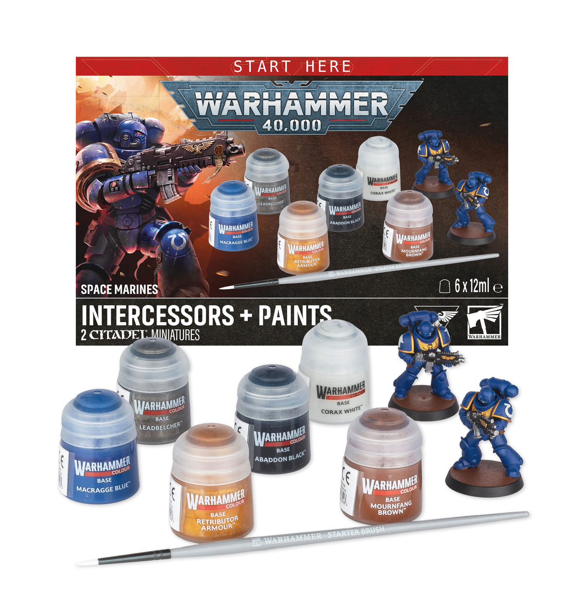 Space Marines: Intercessor + Colori