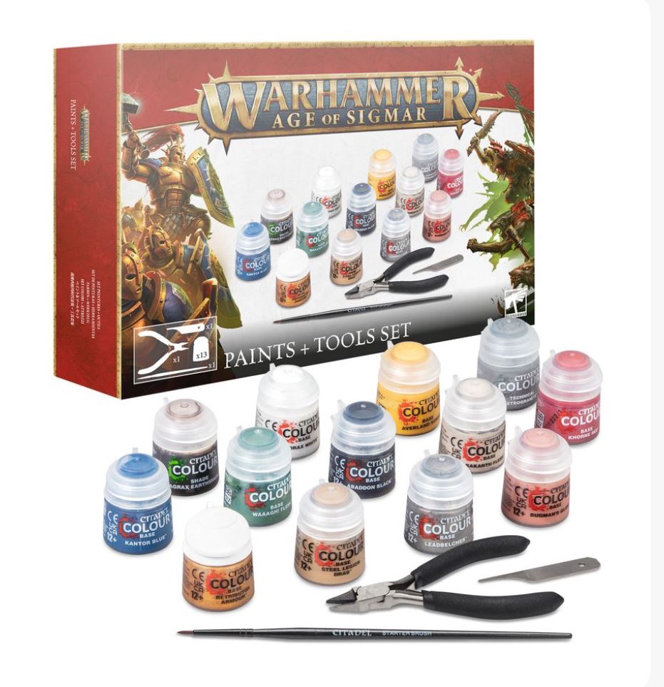 Age of Sigmar: Set Colori + Attrezzi