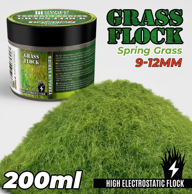 Prato Elettrostatico 9-12mm - SPRING GRASS - 200ml